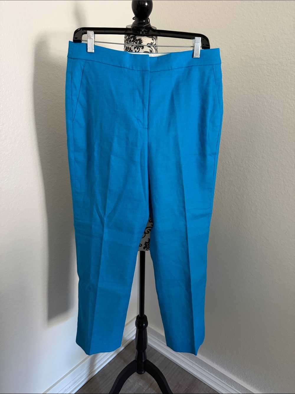 NWT J.Crew Women’s Kate Bright Teal Dress Pants - Classic Straight Fit Size 10